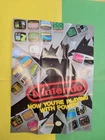 Vintage Nintendo NES ' Now Your Playing With Power ' Fold Out Poster Insert 1989