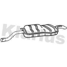 Klarius Rear Exhaust Tail Pipe With Back Box for Peugeot 5008 1.2 2016-Present