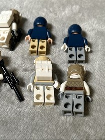 lot of 6 Lego star wars minifigures Sw0263 Sw0253a Sw0258 Sw1143 Sw0259 Sw1185