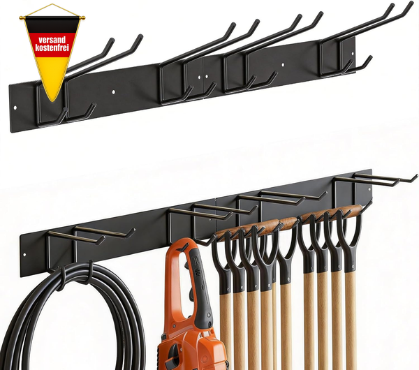 Hejo 2 StüCk GeräTehalter, Werkzeughalter Wand, GartengeräTe Halterung-image