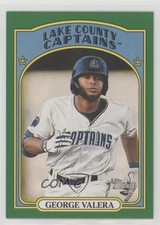 2021 Topps Heritage Minor League Edition Green Border 75/75 George Valera fs9