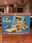 Vintage Fisher Price Little People A FRAME House Box only