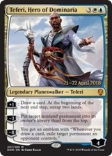 Light Play x 1 Teferi, Hero of Dominaria - Foil - Prerelease Promo Dominaria Var
