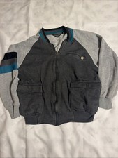 Vintage Christian Dior Monsieur Zip Raglan Sweatshirt M Colorblock Track Jacket
