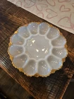 Vintage Anchor Hocking Milk Glass Deviled Egg Tray