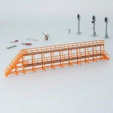 Double-Deck Rail Maintenance Walkway Scene Decoration for Model Scene
