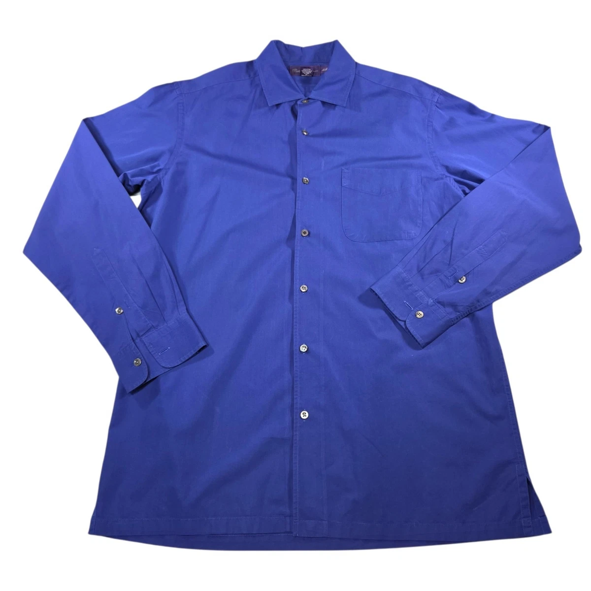 Ralph Lauren Purple Label Blue Long Sleeve Dress Shirts for Men