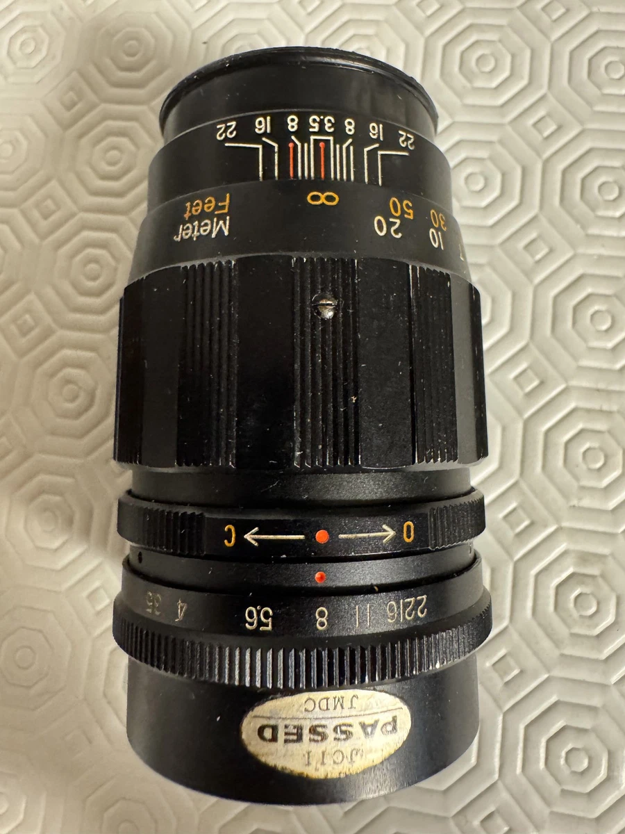 Soligor Tele Auto 135mm f2,8 obiettivo innesto a vite M42 (42x1) - Blackdove Cameras
