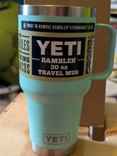 Taza de viaje YETI Rambler 30 oz - Seafoam - Nueva (sin tapa, se vende por separado por las tiendas)