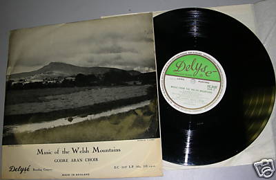 GODRE ARAN Choir MUSIC OF THE WELSH MOUNTAINS 10'' uk LP