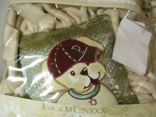 New Jessica McClintock PUPPY LEAGUE Wee Darling Decorative Pillow NIP
