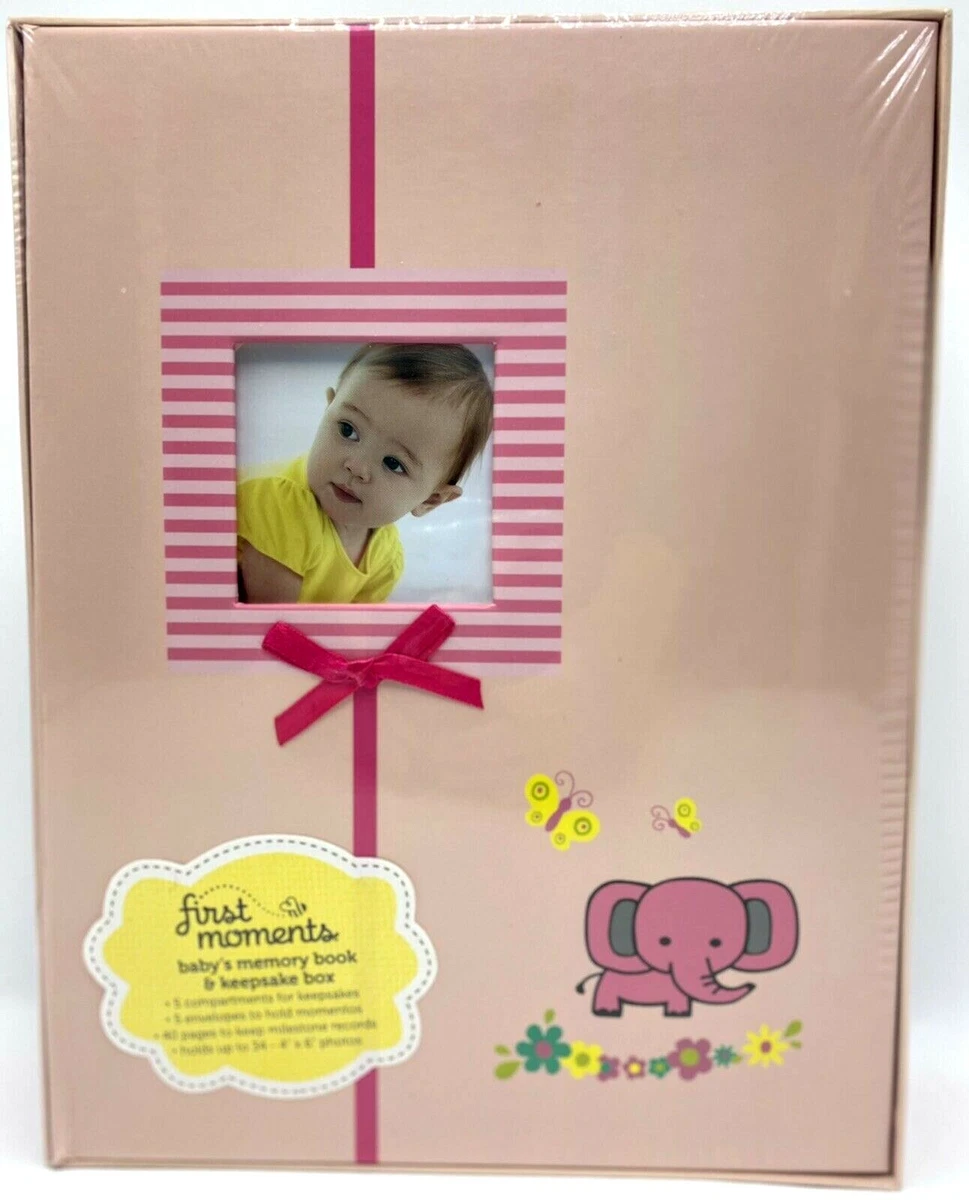 Baby book keepsake box 2025