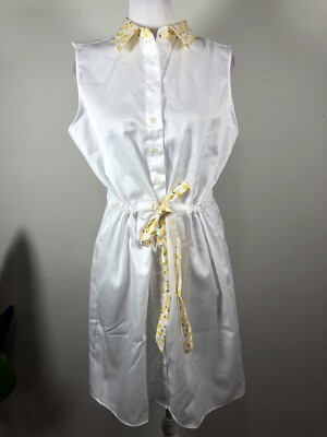 The Shirt Rochelle Behrens Top Large White Color
