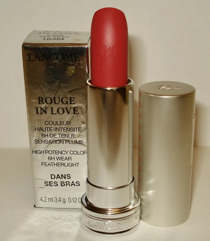 Lancome Rouge In Love 163 M Dans Ses Bras Lipstick Brand New NIB