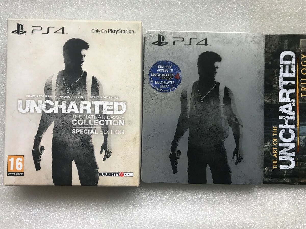 Uncharted The Nathan Drake Collection PS4 Special Edition Steelbook PS4 UK  PAL | eBay