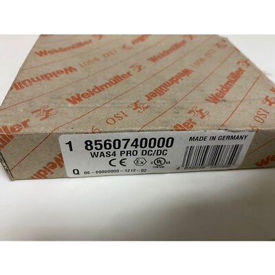 New 1PC For Weidmuller 8560740000 WAS4 PRO DC/DC Analog Signal Isolator