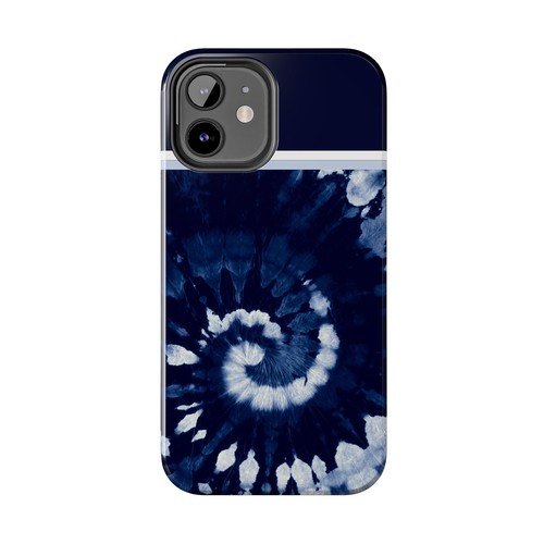 Grandmacore Indigo Blue White tie dye Tough Phone Case Iphone Samsung Galaxy - 第 57/110 張圖片