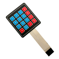 Membrantastatur 4X4 16 Tasten - Matrix Keypad Keyboard Key Arduino Electronica