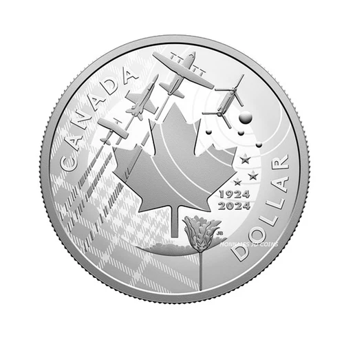 2024 Canada 100Th Anniversary Of The Royal Canadian Air Force Fine Silver Dollar