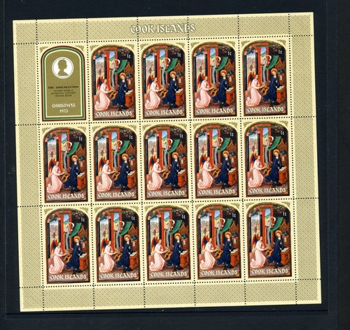 Cook Islands MNH 364-68a Shts 14 + S/S Annunciation CD773 - Picture 2 of 6