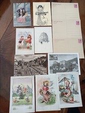 LOTTO DI CIRCA 85 CARTOLINE ANTICHE, RELIGIOSE, QUADRI, CITTÀ D'EPOCA