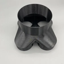 6" to 4" 4-Way Splitter Duct Connection for Woodwork Dust, Grow Tent - USA!!!