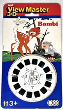 TYCO VTG 1992 VIEW MASTER DISNEY BAMBI THE DEER 3 REELS SET MOSC SEALED