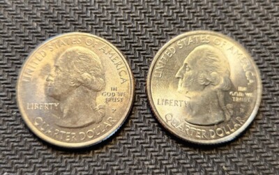 Lot Of 2 Grease Strike Quarters 2015 Saratoga 2020 Salt River Bay