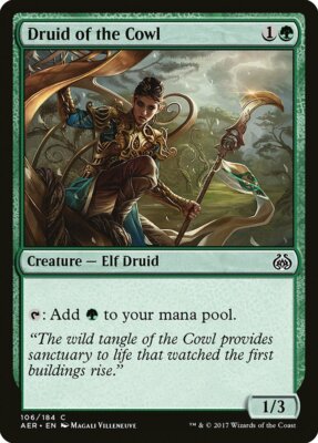 4 Druid of the Cowl 4x x4 - NM - Aether Revolt - SPARROW MAGIC mtg