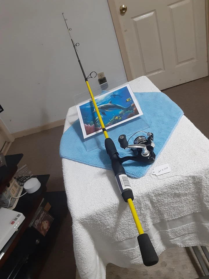 Новый спиннинг удочка рычаги MR.CRAPPIE 5'6 "свет 2-8 фунтов и катушка бас Pro магазины - Изображение 3 из 4