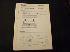 Original Service Manual SABA   HIFI STUDIO 8090  Stereo K