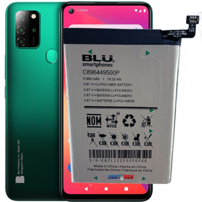 BLU G91 G0410ww Original OEM BLU Battery C89644500P  5000mAh 19.35Wh