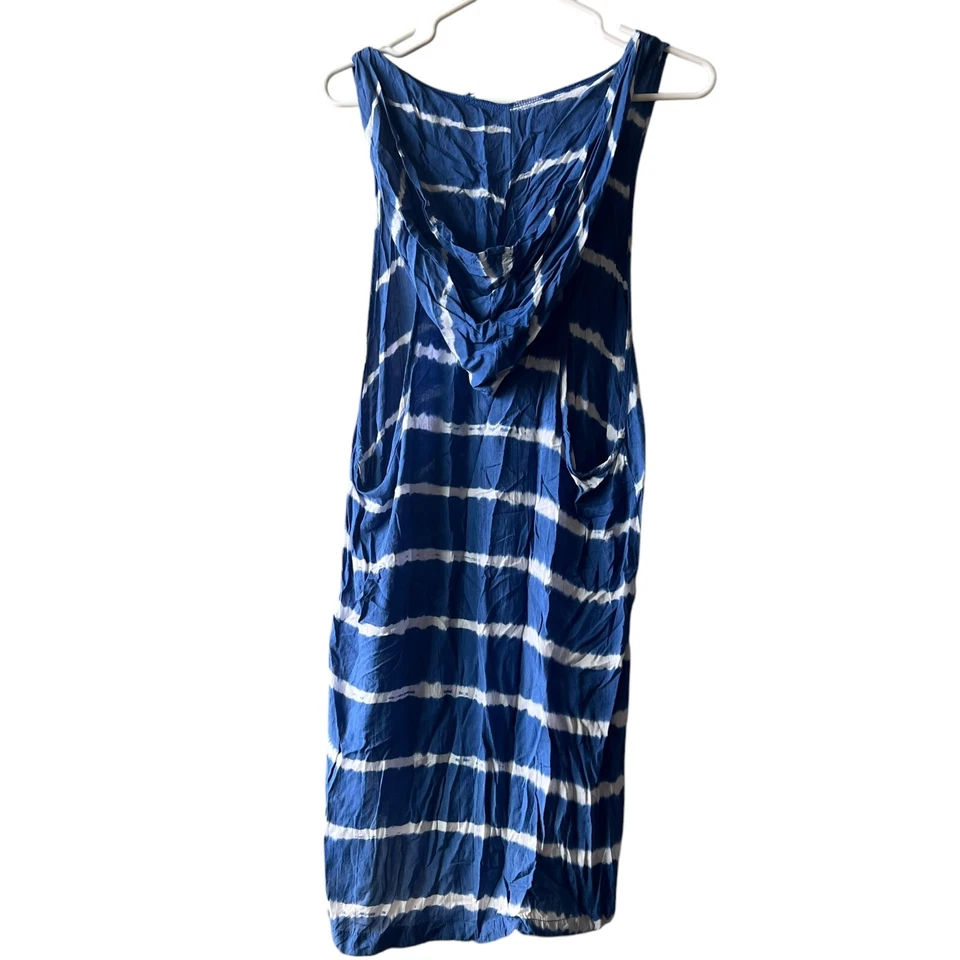Mini Vestido Acacia Pacific Tides Para Mujer Talla Pequeña Azul Tie Dye Playa Natación Encubrimiento Foto 2 de 4
