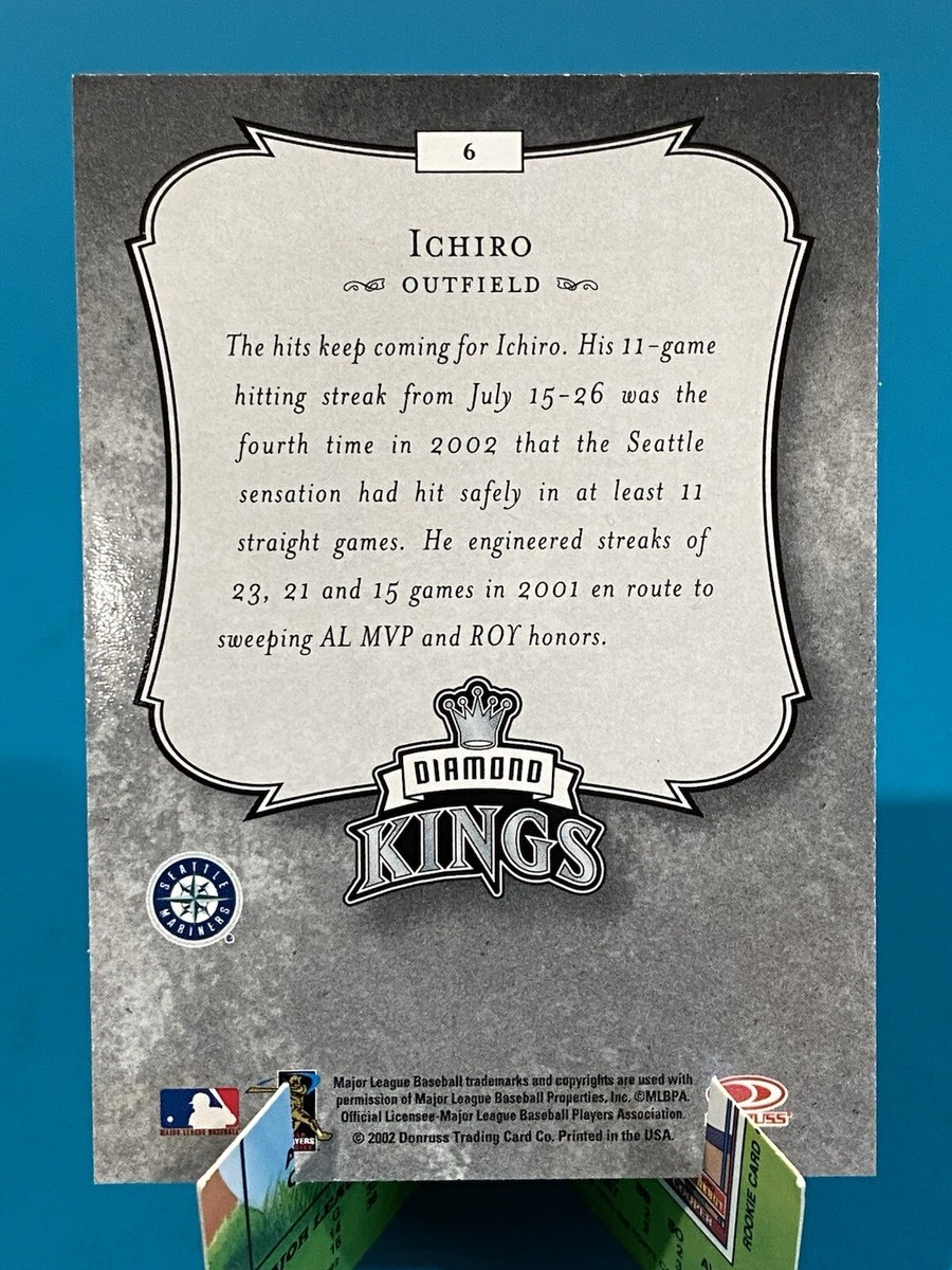 Ichiro Suzuki 2003 Donruss Diamond Kings #6 Seattle Mariners