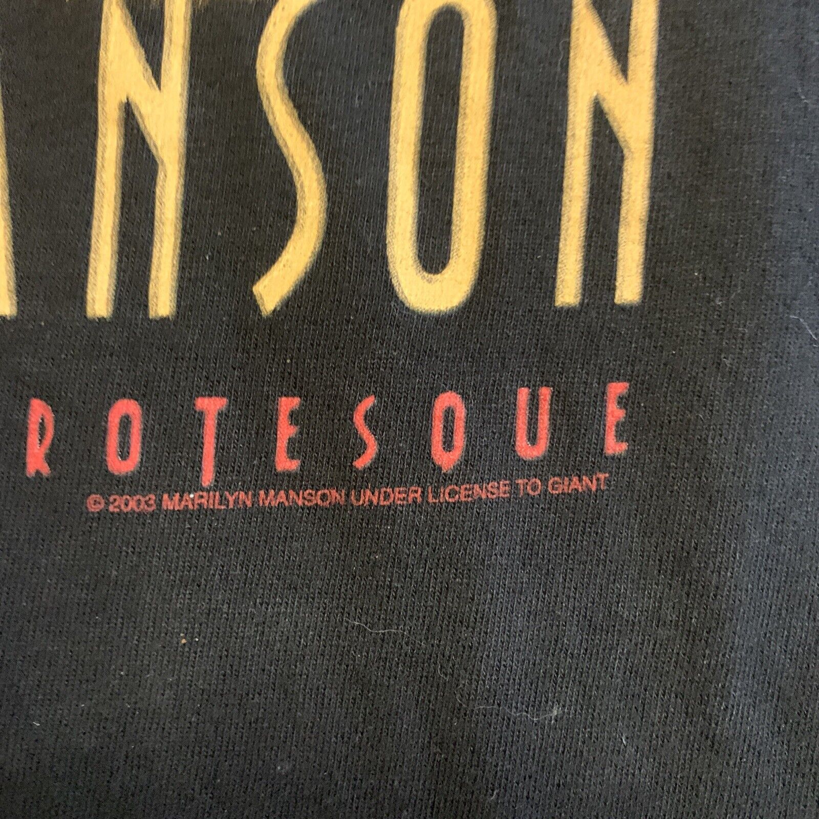 Vintage Marilyn Manson Tshirt | eBay