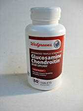 Walgreens Glucosamine Chondroitin 80 Count Tablets Triple Strength