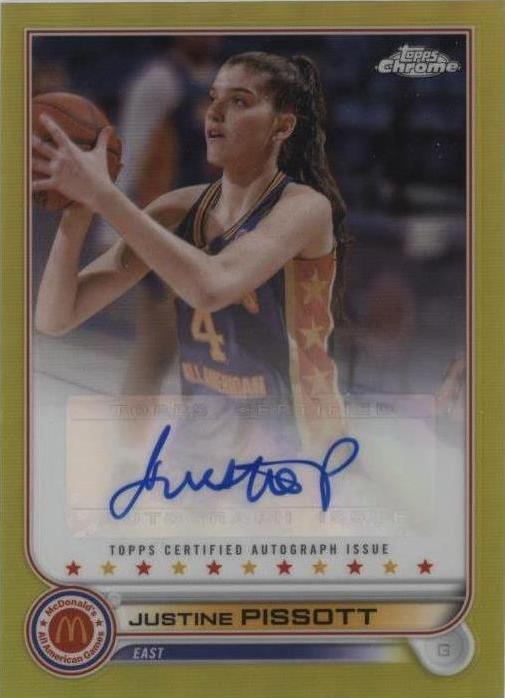 2022 Topps Chrome McDonald's All American - Chrome Autographs Justine ...