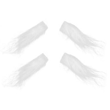 4pcs Christmas Creative Party Props Santa Claus Eyebrows Fake Eyebrows White
