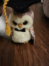 Ty Beanie Baby Smarter - MWMT (Owl Graduation 2002)