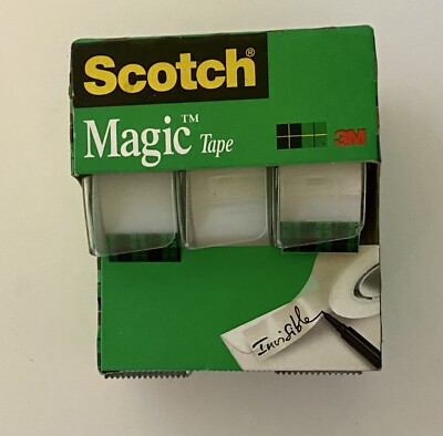 Scotch Invisible Matte Finish Magic Tape with Dis 3105, 3/4 in x 300