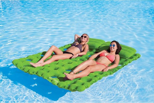 Airhead SUN COMFORT COOL SUEDE Double Pool Mattress - Picture 2 of 11