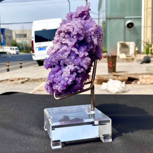 5.06LB Indonesia natural purple grape agate quartz crystal particles - Picture 11 of 13