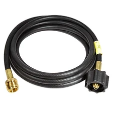 12' Foot Propane Hose Assemby Acme x 1"-20 Male Throwaway RV Camper