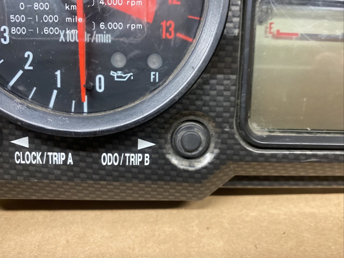 4人の目 F12 61×50㌢ 2005 Kawasaki Ninja ZX12R Instrument gauge Cluster Speedo