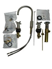 Dornbracht 20713892-060010 Tara Three Hole Lavatory Mixer, In Platinum Matte