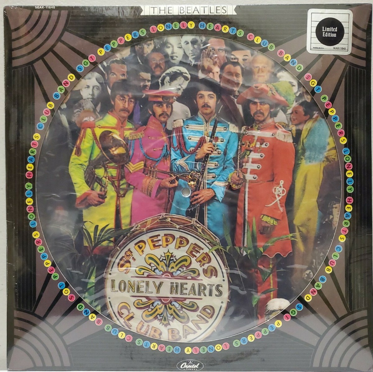 洋楽 beatles sgt. pepper's.. abbey road RARE! The Beatles Abbey Road/Sgt. Pepper 1978 Picture Discs Lot of