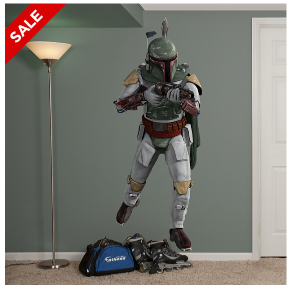 Stern Wars XXL Fathead Vinyl Decal Boba Fett Stern Wars XXL Fathead Vinyl Decal Boba Fett
