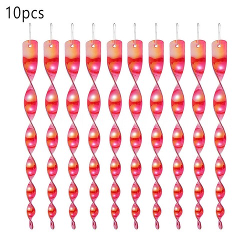 10Pack Bird Repellent Reflective Scare Rods Spiral Deterrent Control Device e