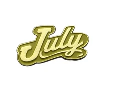 July Month Of  1 inch Hat or Lapel Pin AVA F7D15E