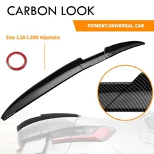 Carbon Fiber Rear Trunk Window Spoiler Win For Honda Accord 4DR Sedan 2013-2017